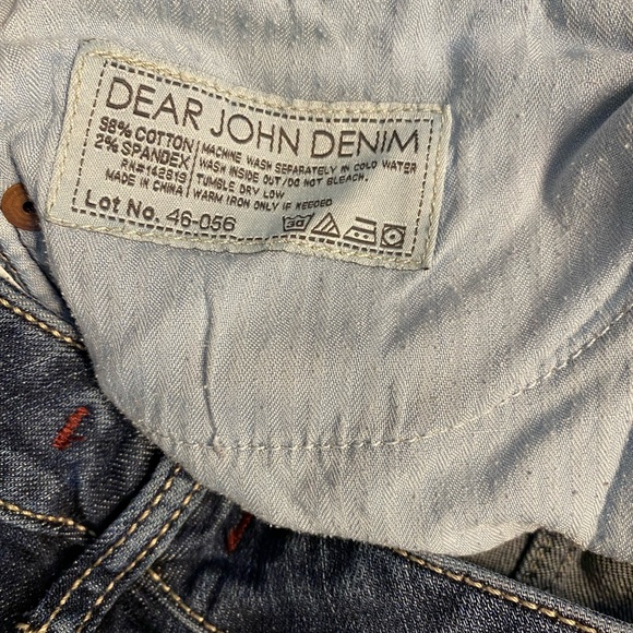 Dear John Jenna Distressed Skinny Jean size 29 - Picture 7 of 11